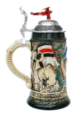 Red Baron Commemorative Beer Stein 8 Red Baron Commemorative Beer Stein -Beer Stein Store Red Baron Plane Beer Stein KT1000BF LS SM 23007.1401398889