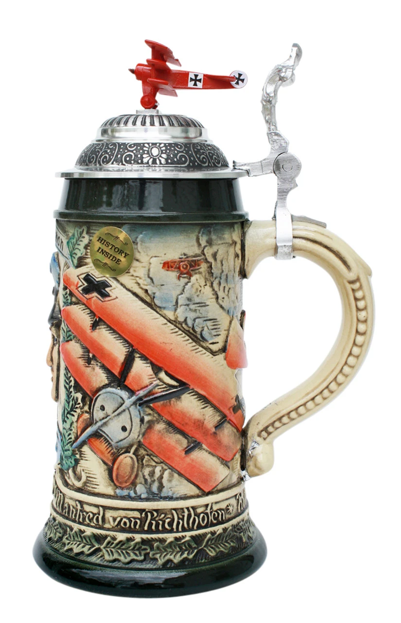 Red Baron Commemorative Beer Stein 4 Red Baron Commemorative Beer Stein - Image 2
