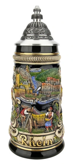 Rhein River German Beer Stein
