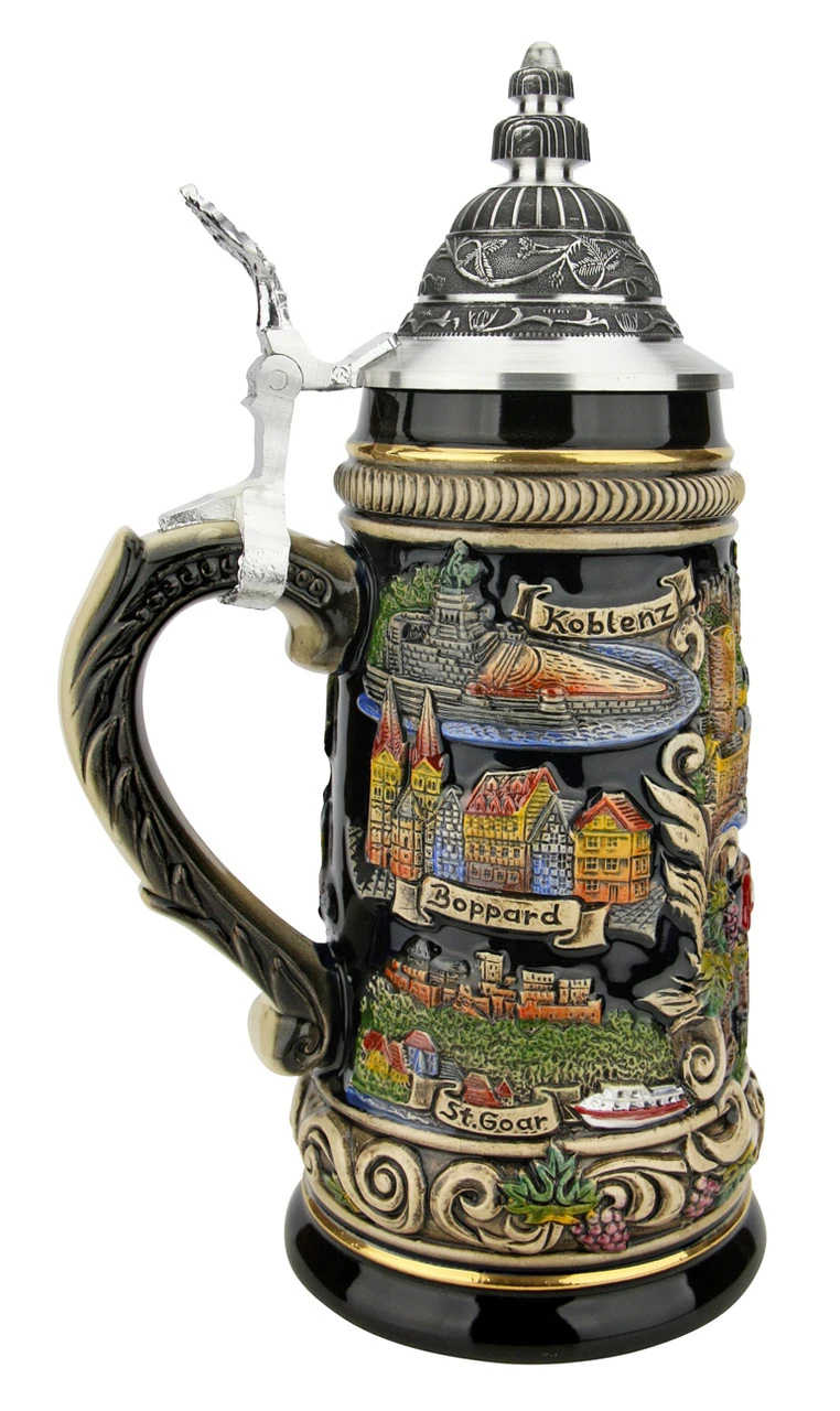 Rhein River German Beer Stein 5 Rhein River German Beer Stein - Image 3