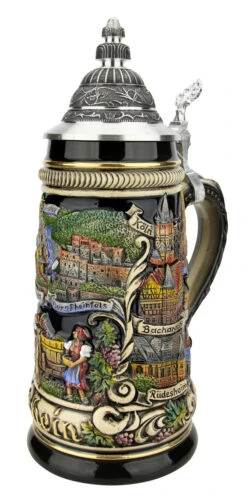 Rhein River German Beer Stein 11 Rhein River German Beer Stein -Beer Stein Store Rhein River German Beer Stein ZB1757606 RA SM 28476.1618344367