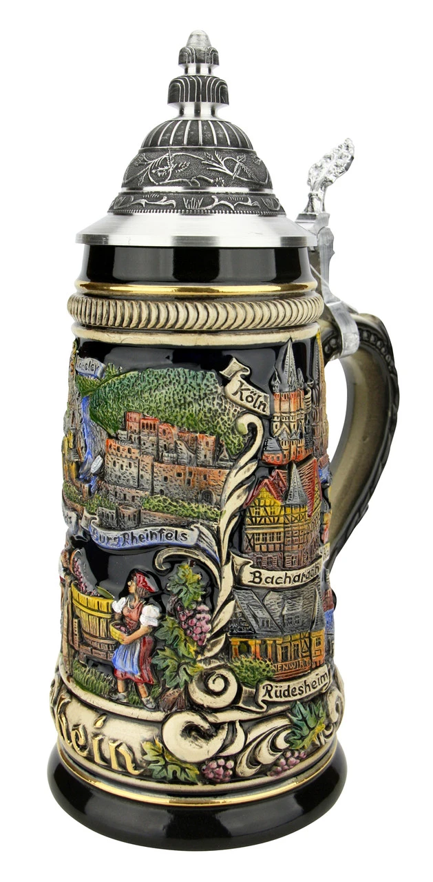 Rhein River German Beer Stein 7 Rhein River German Beer Stein - Image 5