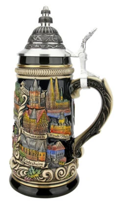 Rhein River German Beer Stein 10 Rhein River German Beer Stein -Beer Stein Store Rhein River German Beer Stein ZB1757606 RS SM 74511.1618345419