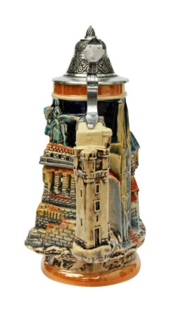 Rhein River Towns Souvenir Beer Stein 11 Rhein River Towns Souvenir Beer Stein -Beer Stein Store Rhein River Towns Souvenir Beer Stein KT0635BZ Back SM 58985.1446647849