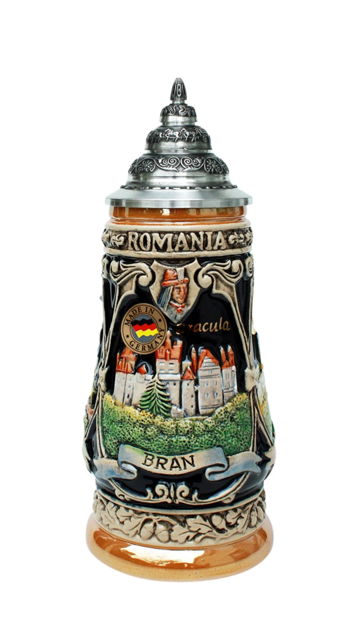 Romania Dracula Souvenir Beer Stein 0.25 Liter 3 Romania Dracula Souvenir Beer Stein 0.25 Liter