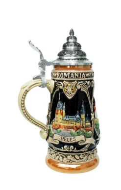 Romania Dracula Souvenir Beer Stein 0.25 Liter 6 Romania Dracula Souvenir Beer Stein 0.25 Liter -Beer Stein Store Romania Souviner Beer Stein 0.25 Liter K303RO LS SM 05383.1554760303