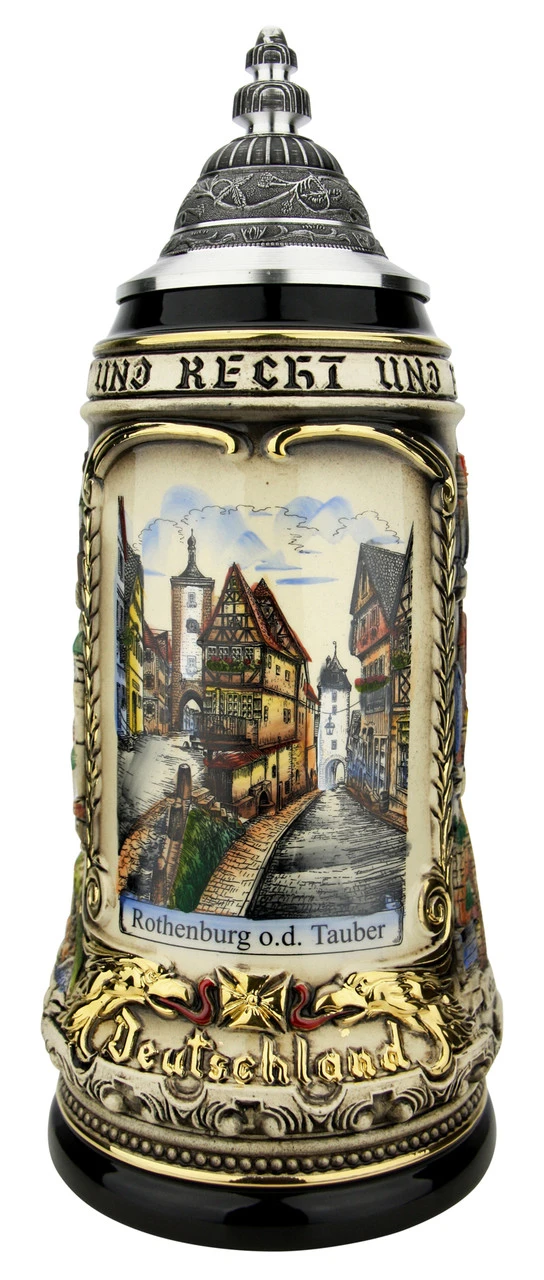 Rothenburg German Beer Stein 3 Rothenburg German Beer Stein
