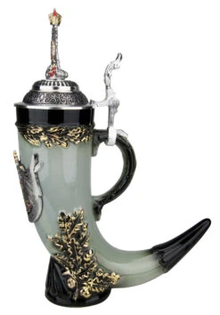 Royal Deutschland Drinking Horn Beer Stein 15 Royal Deutschland Drinking Horn Beer Stein -Beer Stein Store Royal Deutschland Drinking Horn Beer Stein ZB15466013 18 RS SM 57041.1516739237