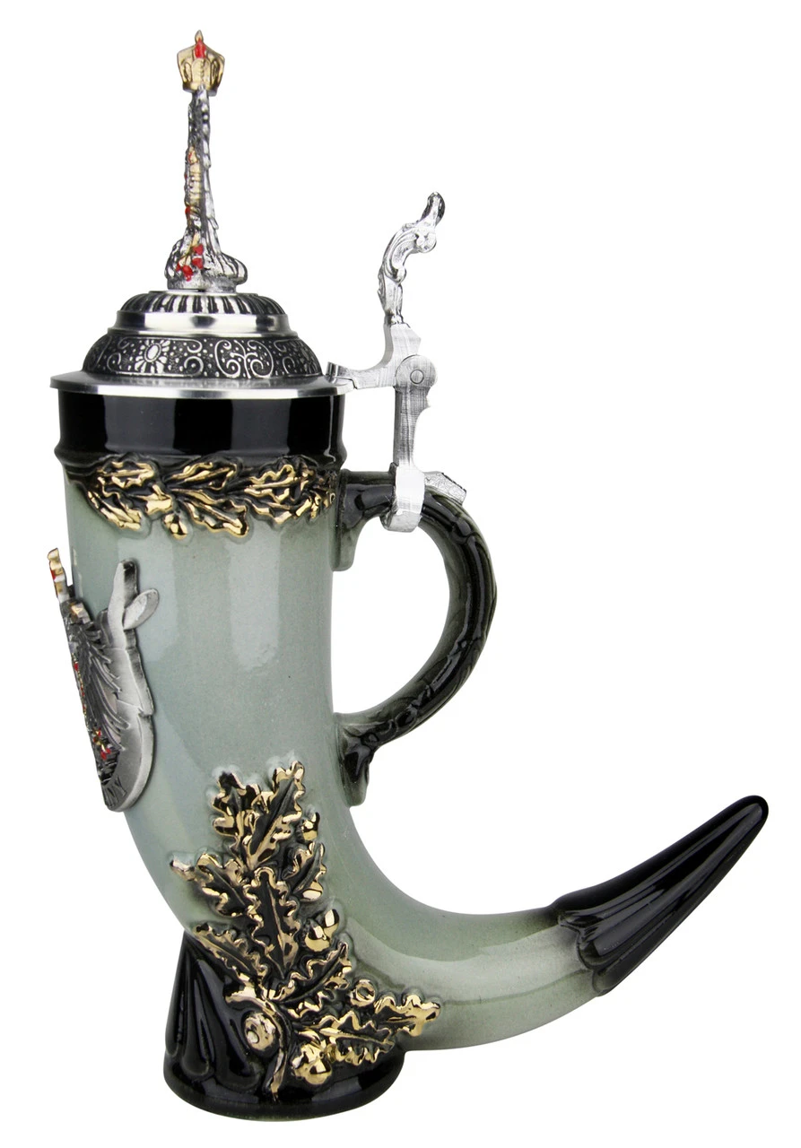 Royal Deutschland Drinking Horn Beer Stein 9 Royal Deutschland Drinking Horn Beer Stein - Image 7