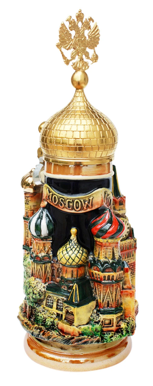 Moscow St. Basil's Cathedral 3D Beer Stein 3 Moscow St. Basil's Cathedral 3D Beer Stein