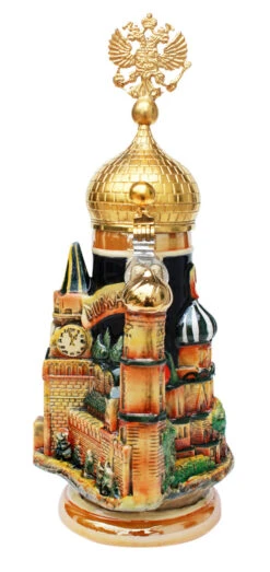 Moscow St. Basil's Cathedral 3D Beer Stein 11 Moscow St. Basil's Cathedral 3D Beer Stein -Beer Stein Store Royal Russian 3D Beer Stein KT2000BG back SM 64497.1401399070