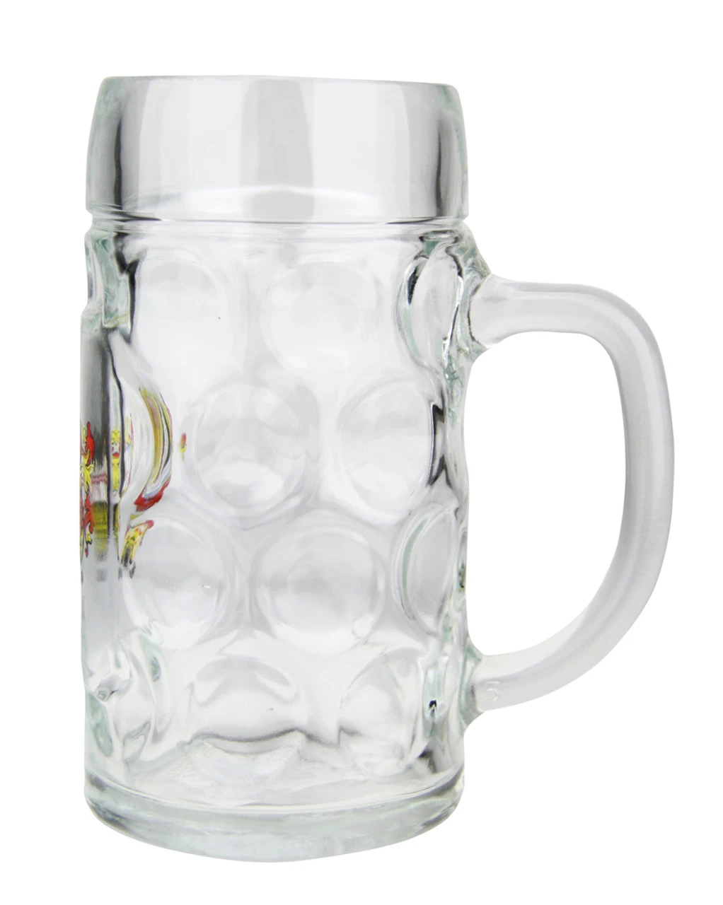 Saarland Dimpled Oktoberfest Glass Beer Mug 0.5 Liter 6 Saarland Dimpled Oktoberfest Glass Beer Mug 0.5 Liter - Image 4