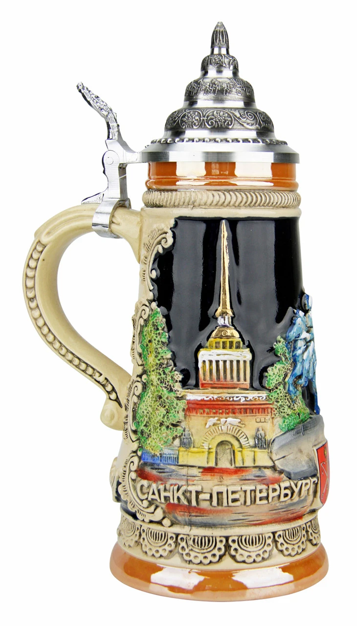 Saint Petersburg Russia Beer Stein 6 Saint Petersburg Russia Beer Stein - Image 4