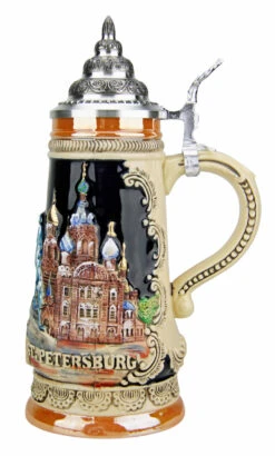 Saint Petersburg Russia Beer Stein 11 Saint Petersburg Russia Beer Stein -Beer Stein Store Saint Petersburg Russia Beer Stein K303STP RS SM 30536.1491350253