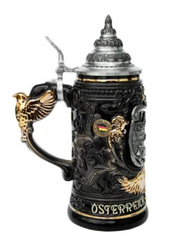 Salzburg Eagle Handle Beer Stein 0.4 Liter 6 Salzburg Eagle Handle Beer Stein 0.4 Liter -Beer Stein Store Salzburg Austria Beer Stein 0.4 Liter K430SZAHS LS SM 73434.1431538850