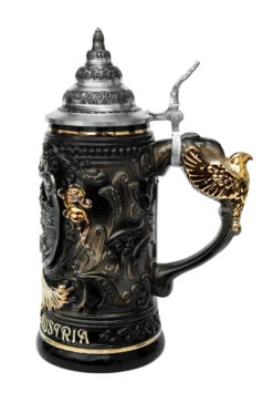 Salzburg Eagle Handle Beer Stein 0.4 Liter 7 Salzburg Eagle Handle Beer Stein 0.4 Liter -Beer Stein Store Salzburg Austria Beer Stein 0.4 Liter K430SZAHS RS SM 16149.1431538852