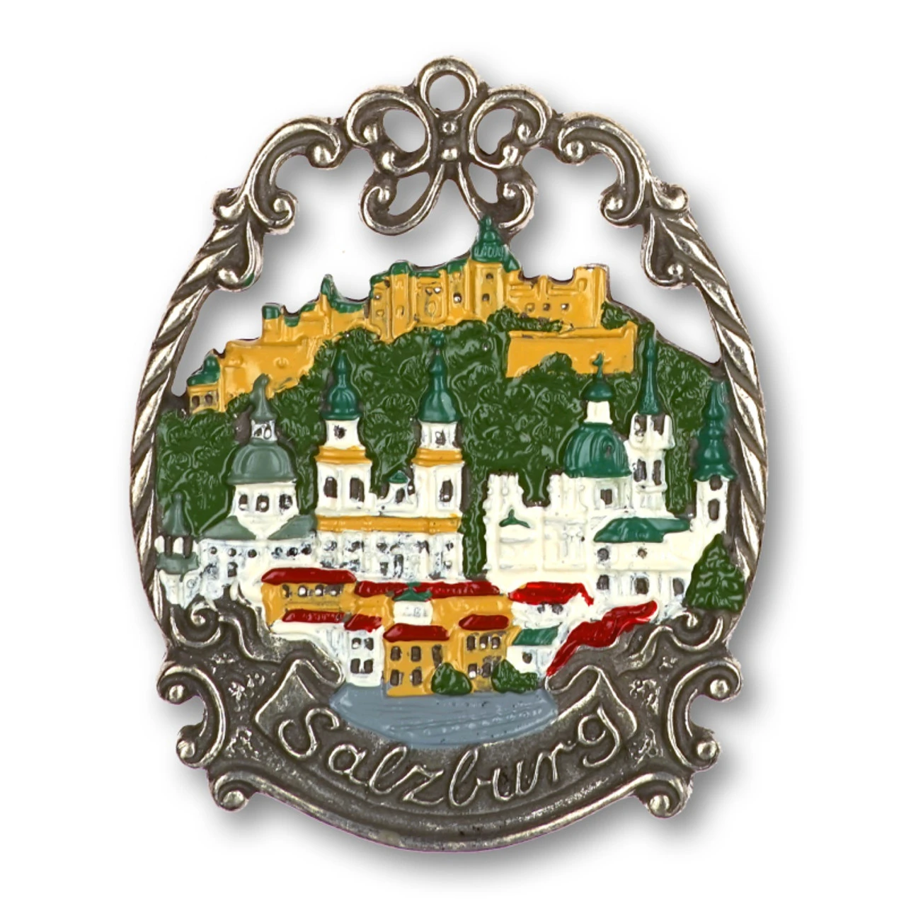 Salzburg Austria German Pewter Christmas Tree Ornament 3 Salzburg Austria German Pewter Christmas Tree Ornament