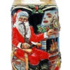 Santa Christmas Beer Stein With Faceted Crystal Lid 2 Santa Christmas Beer Stein With Faceted Crystal Lid -Beer Stein Store Santa Beer Stein with Crystal Lid K042K FNT SM 09284.1507300012