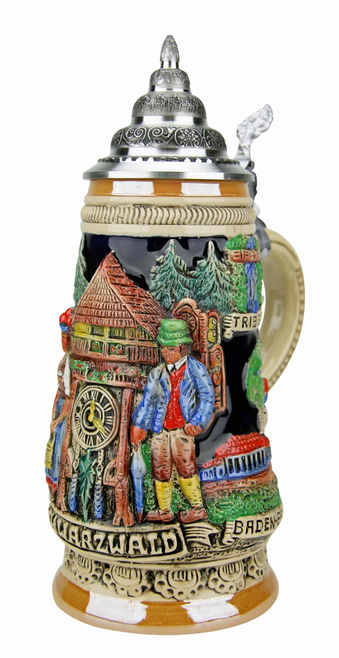 Schwarzwald Cuckoo Clock Beer Stein 4 Schwarzwald Cuckoo Clock Beer Stein - Image 2