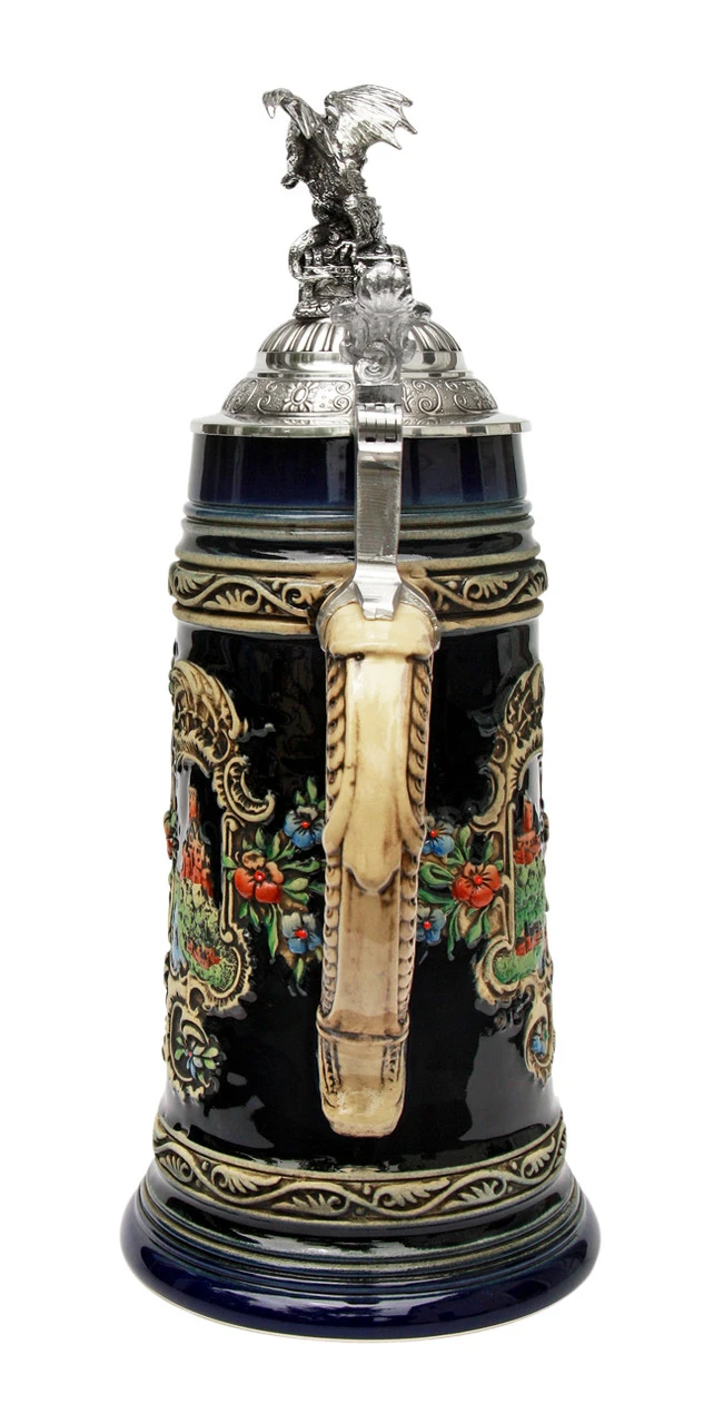 Siegfried The Dragon Slayer Farewell Beer Stein With Dragon Lid 5 Siegfried The Dragon Slayer Farewell Beer Stein With Dragon Lid - Image 3