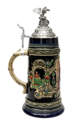 Siegfried The Dragon Slayer Farewell Beer Stein With Dragon Lid 9 Siegfried The Dragon Slayer Farewell Beer Stein With Dragon Lid -Beer Stein Store Siegfried the Dragon Slayer Beer Stein with Dragon Lid KT1400BL LS SM 20419.1446324036