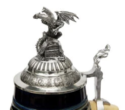Siegfried The Dragon Slayer Farewell Beer Stein With Dragon Lid 13 Siegfried The Dragon Slayer Farewell Beer Stein With Dragon Lid -Beer Stein Store Siegfried the Dragon Slayer Beer Stein with Dragon Lid KT1400BL Lid2 SM 11384.1446324026