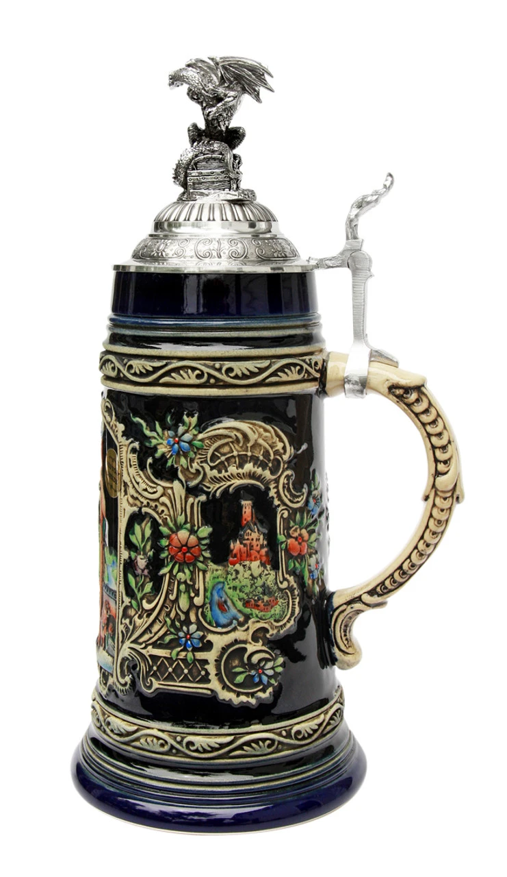 Siegfried The Dragon Slayer Farewell Beer Stein With Dragon Lid 6 Siegfried The Dragon Slayer Farewell Beer Stein With Dragon Lid - Image 4