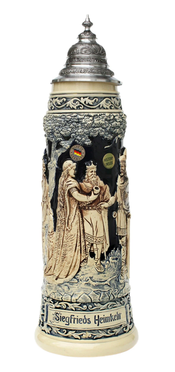 King Limitaet 2010 | Siegfrieds Return Antique Style Beer Stein 3 King Limitaet 2010 | Siegfrieds Return Antique Style Beer Stein