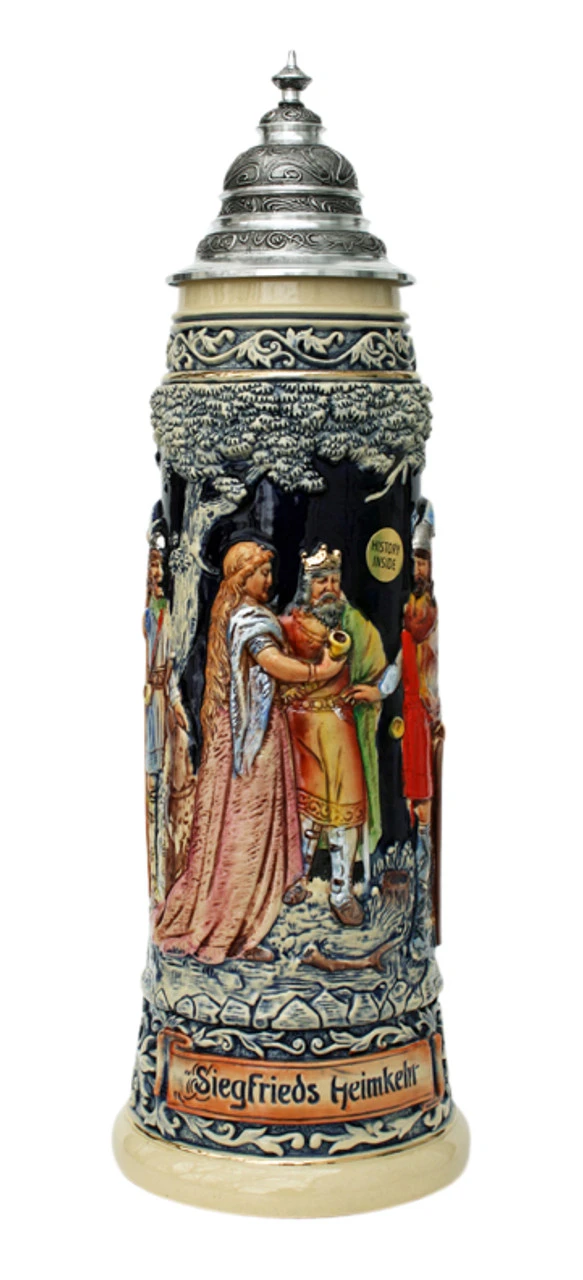 King Limitaet 2010 | Siegfrieds Return Handpainted Beer Stein 3 King Limitaet 2010 | Siegfrieds Return Handpainted Beer Stein