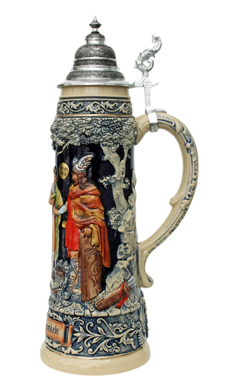 King Limitaet 2010 | Siegfrieds Return Handpainted Beer Stein 4 King Limitaet 2010 | Siegfrieds Return Handpainted Beer Stein - Image 2