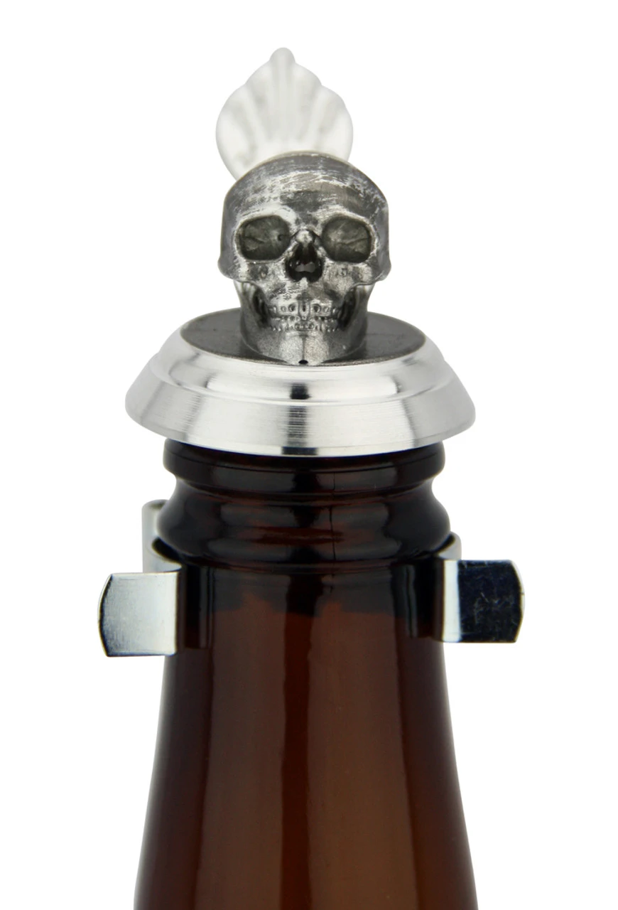 Skull Beer Stein Lid For Beer Bottles 4 Skull Beer Stein Lid For Beer Bottles - Image 2