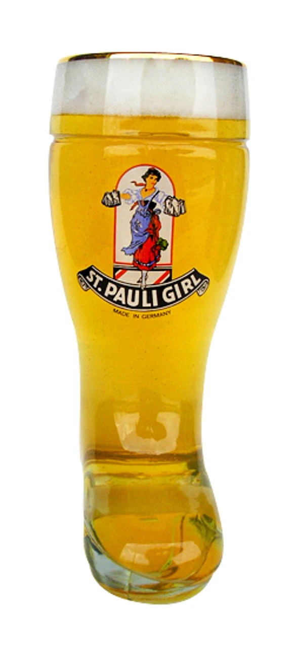 St. Pauli Girl Glass Beer Boot 0.5L 3 St. Pauli Girl Glass Beer Boot 0.5L