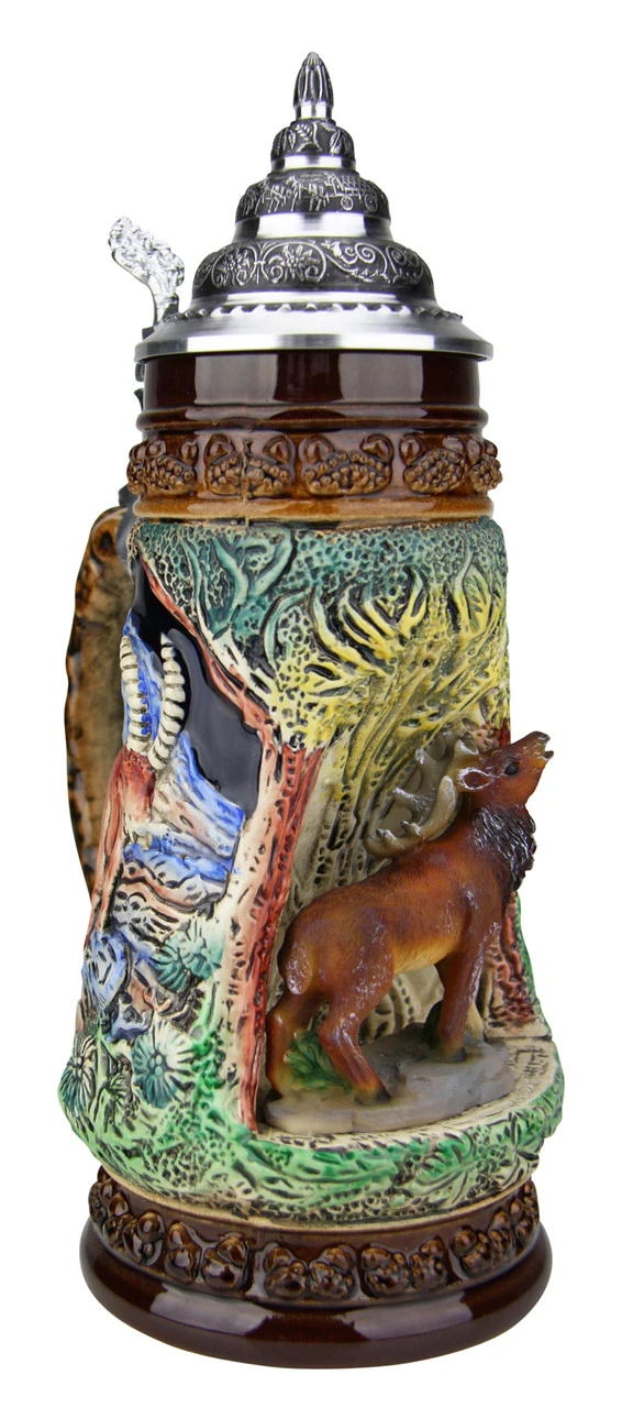Stag Wildlife Grotto Beer Stein 4 Stag Wildlife Grotto Beer Stein - Image 2