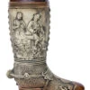 German Ceramic Beer Boot 1 Liter Rustic 2 German Ceramic Beer Boot 1 Liter Rustic -Beer Stein Store Stoneware Beer Boot 1 Liter K378E LS SM 22902.1553612570