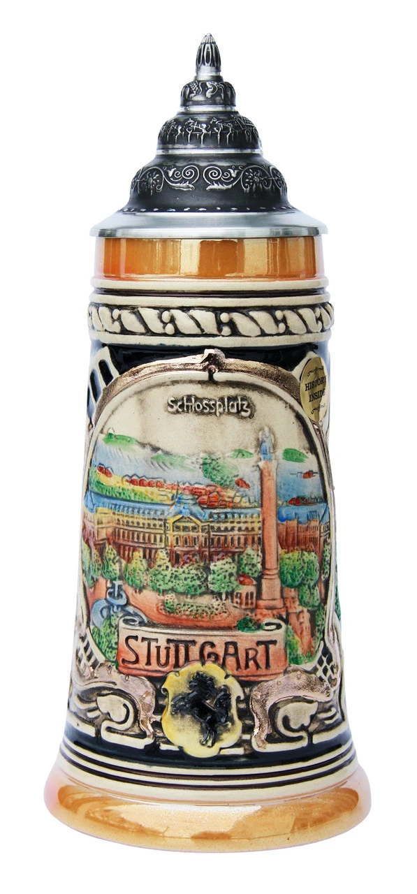 Stuttgart Beer Stein 3 Stuttgart Beer Stein