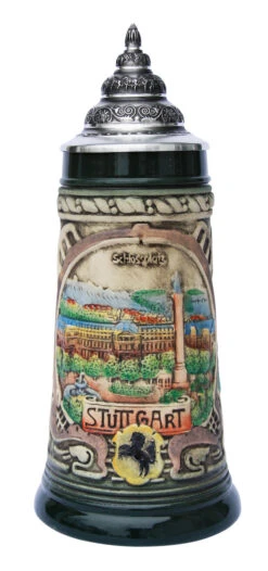 Stuttgart Beer Stein Rustic