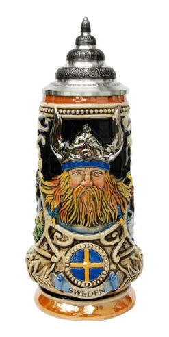 Sweden Viking Beer Stein