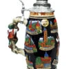 Swiss Horn German Beer Stein 2 Swiss Horn German Beer Stein -Beer Stein Store Switzerland German Beer Stein K507BS LS SM 67463.1401732780