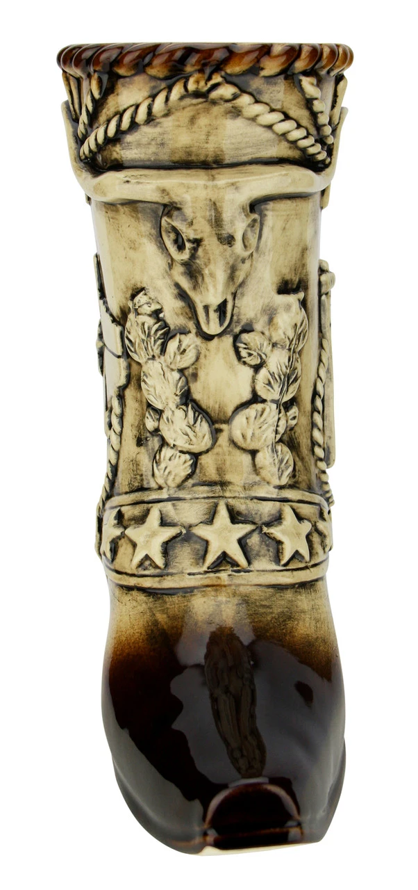 Texas Cowboy Beer Boot 1 Liter | Ceramic 4 Texas Cowboy Beer Boot 1 Liter | Ceramic - Image 2