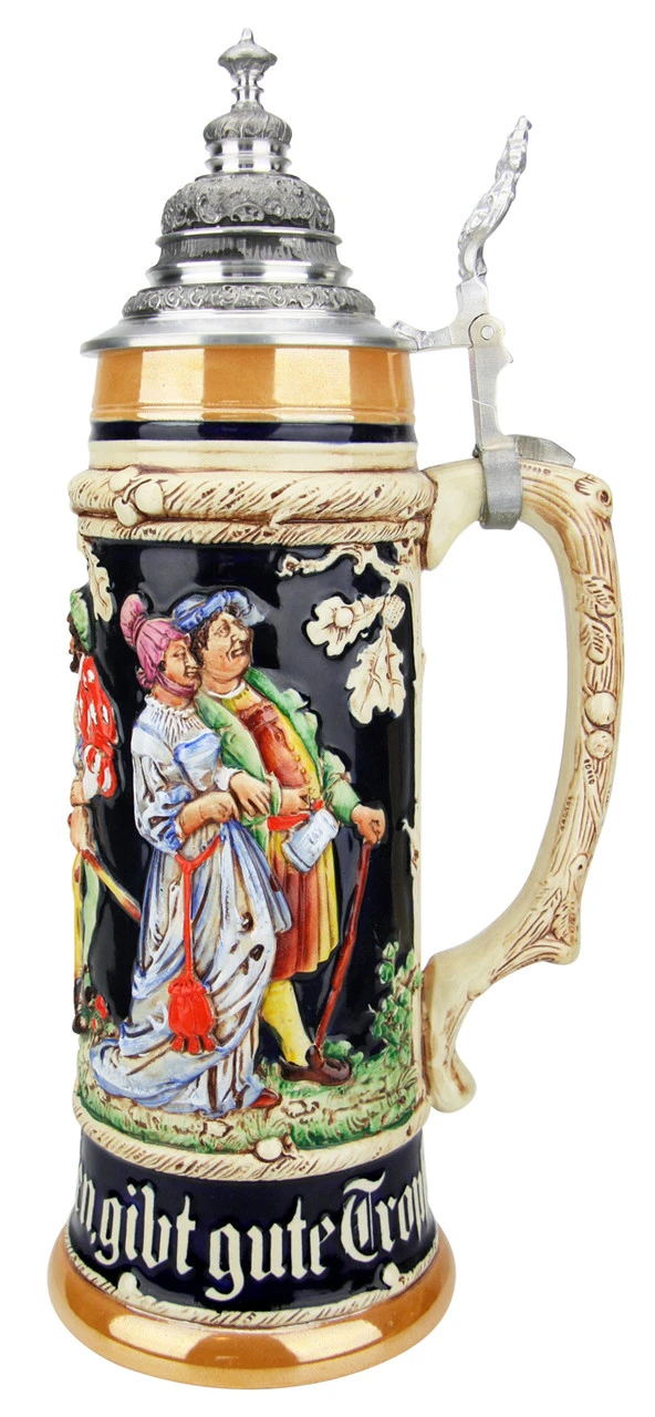 The Freeloader Traditional Style Beer Stein | 2 Liter 6 The Freeloader Traditional Style Beer Stein | 2 Liter - Image 4