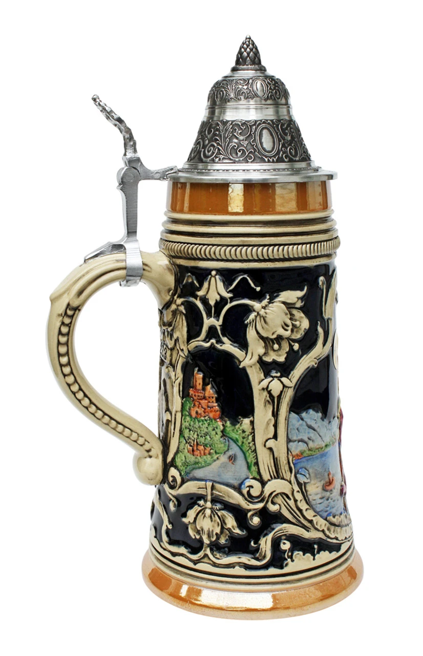 Loreley Rhein River Beer Stein 5 Loreley Rhein River Beer Stein - Image 3