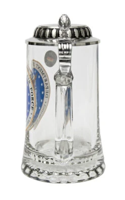 U.S. Air Force Glass Beer Stein 5 U.S. Air Force Glass Beer Stein -Beer Stein Store U.S. Air Force Glass Beer Stein MC4706 Side SM 67200.1515711291
