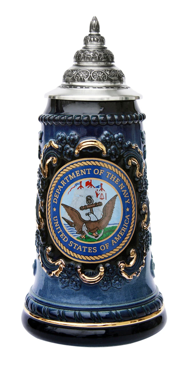 USA Navy Beer Stein 3 USA Navy Beer Stein