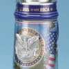 USA Stoneware Pewter Emblem Beer Stein 1 USA Stoneware Pewter Emblem Beer Stein -Beer Stein Store USA STONEWARE PEWTER EMBLEM Beer Stein 91425.1361292947