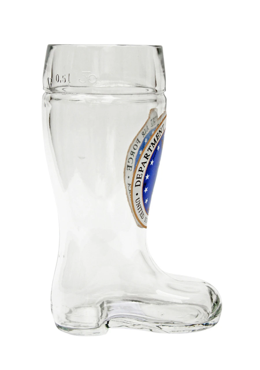 US Air Force Glass Beer Boot 0.5 Liter 7 US Air Force Glass Beer Boot 0.5 Liter - Image 5
