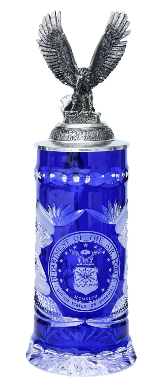 US Air Force Lord Of Crystal Beer Stein 3 US Air Force Lord Of Crystal Beer Stein