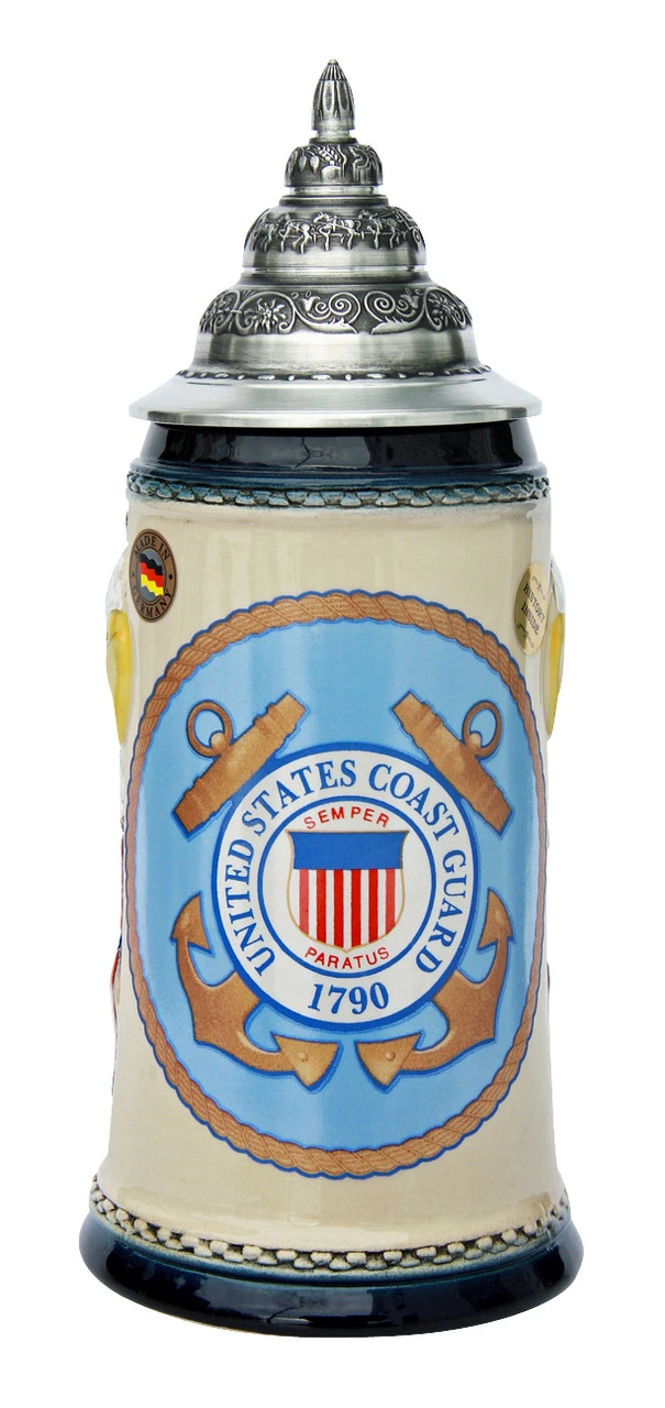 US Coast Guard Beer Stein 3 US Coast Guard Beer Stein