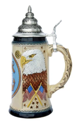 US Coast Guard Beer Stein 6 US Coast Guard Beer Stein -Beer Stein Store US Coast Guard Beer Stein K727CG RS SM 03868.1401399454