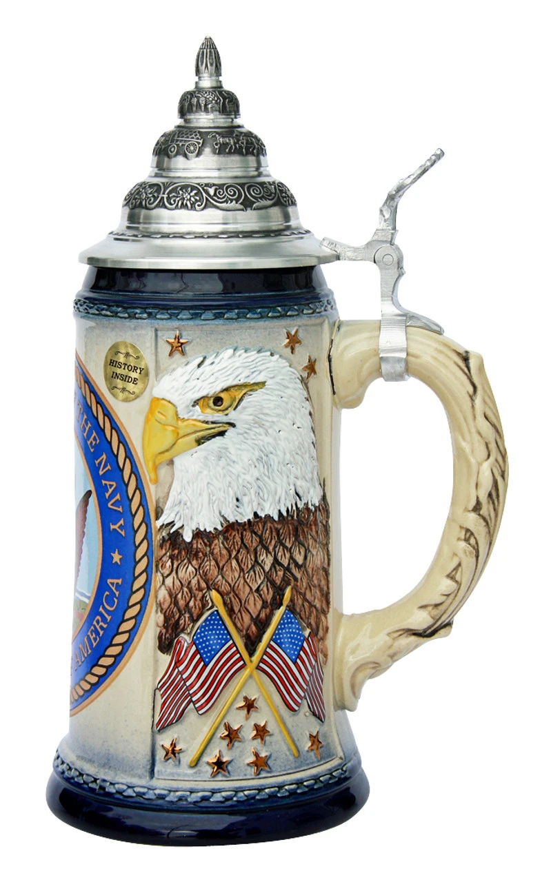 US Navy Beer Stein 5 US Navy Beer Stein - Image 3