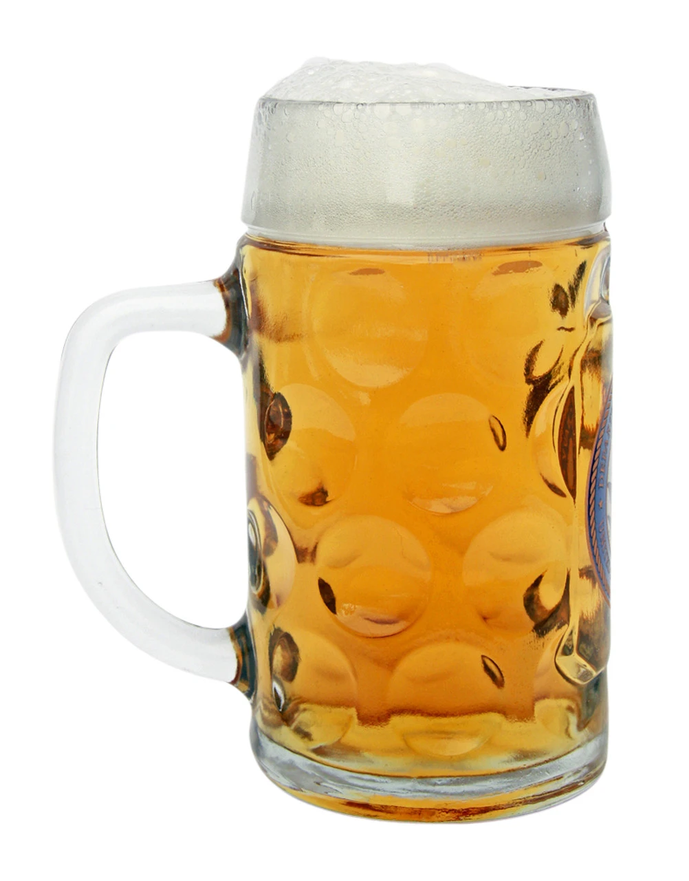 US Navy Dimpled Oktoberfest Glass Beer Mug 0.5 Liter 4 US Navy Dimpled Oktoberfest Glass Beer Mug 0.5 Liter - Image 2